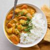 Curried Chicken Over Rice