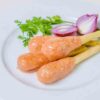 Shrimp on Sugarcane with Rice Paper Salad